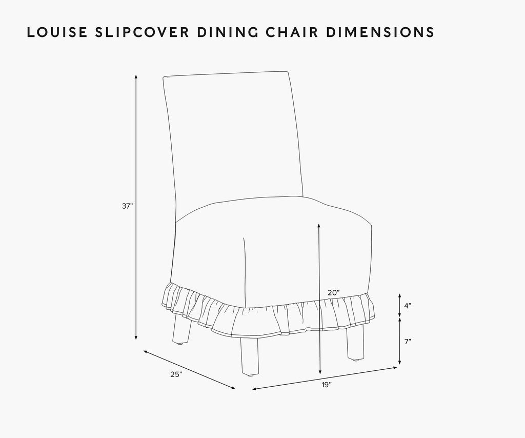 Louise Slipcover Dining Chair - Menagerie