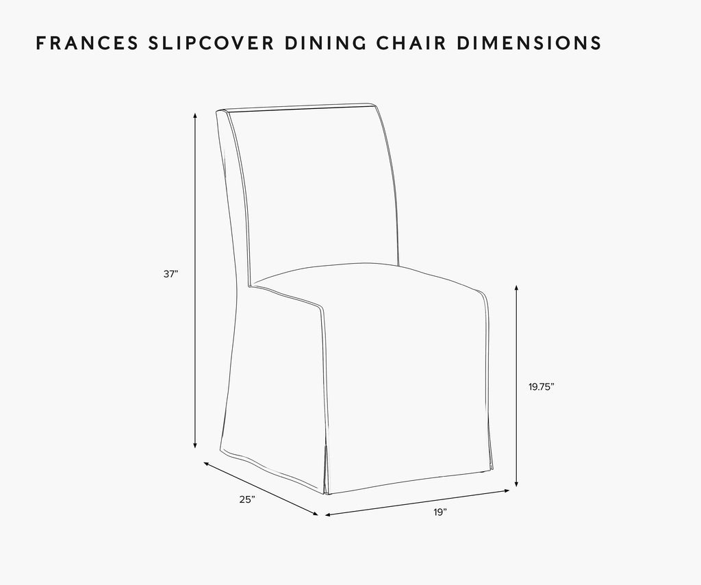 Frances Slipcover Dining Chair - Climbing Vines